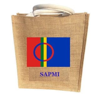 Bag Jute Samisk flagg