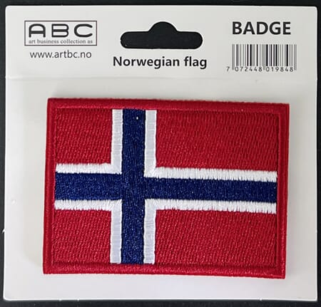Badge- Flagg norsk